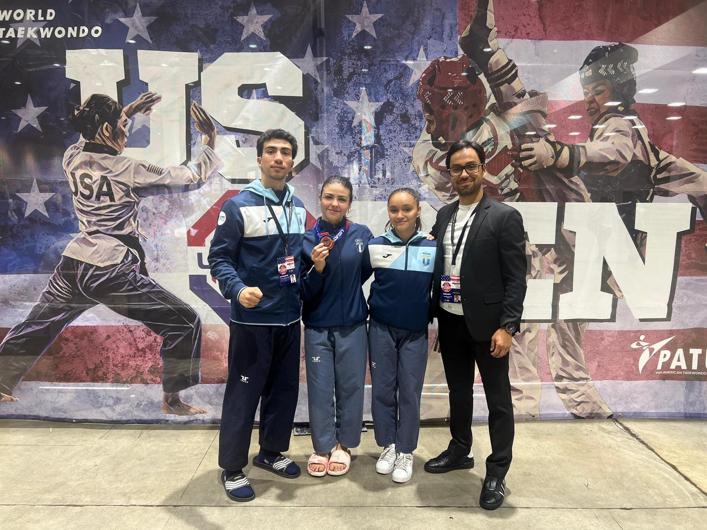 Taekwondo nacional triunfa en el Abierto de Estados Unidos CDAG